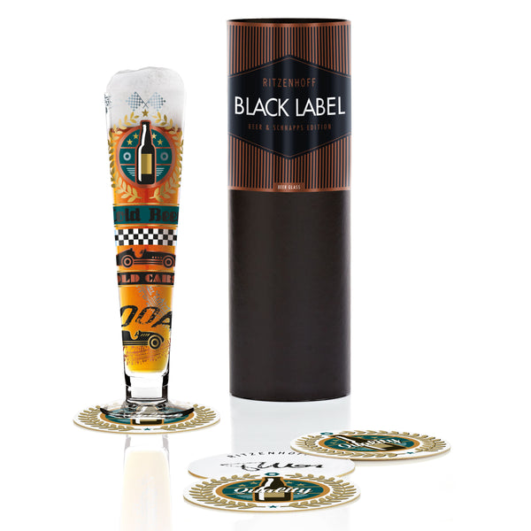 Black Label beer glass T.Marutschke(cold beer)16F