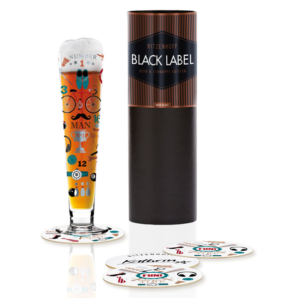 Black Label beer glass K. Stockebrand 2016 A