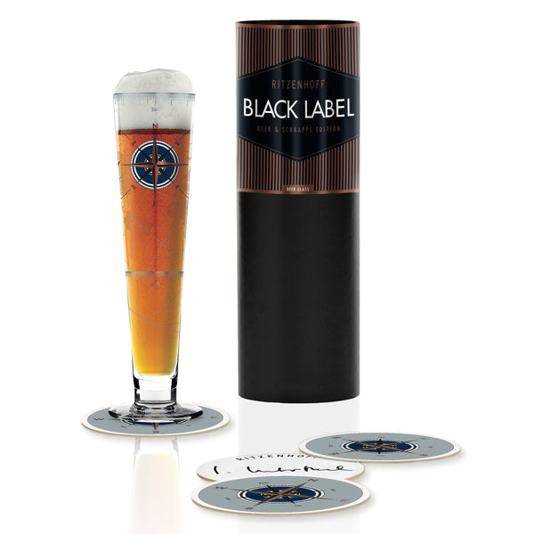 Black Label beer glass I. Interthal 2018 A