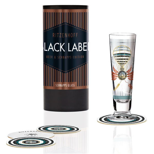 Black Label schnapps glass P. Mohr 2016 S