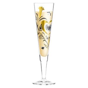 Champus champagne glass P. Argent (birds) S16