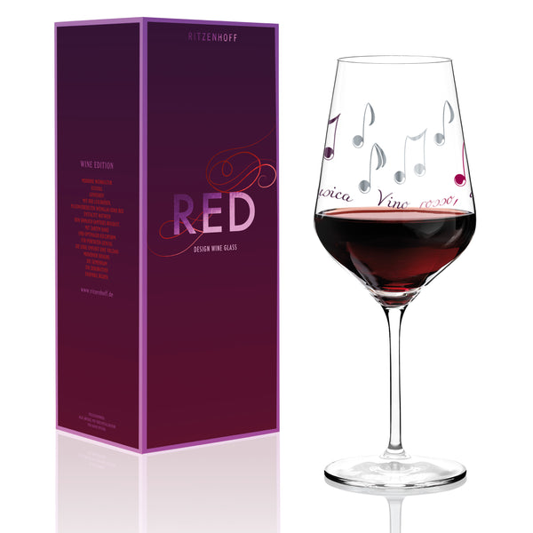 Red wine glass A. Schiewer 2016 A