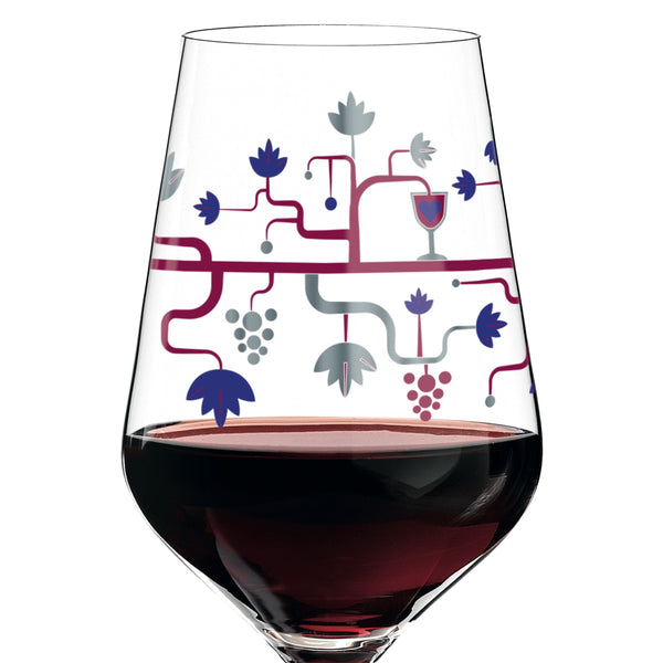 Red wine glass P. Chiera 2017 A