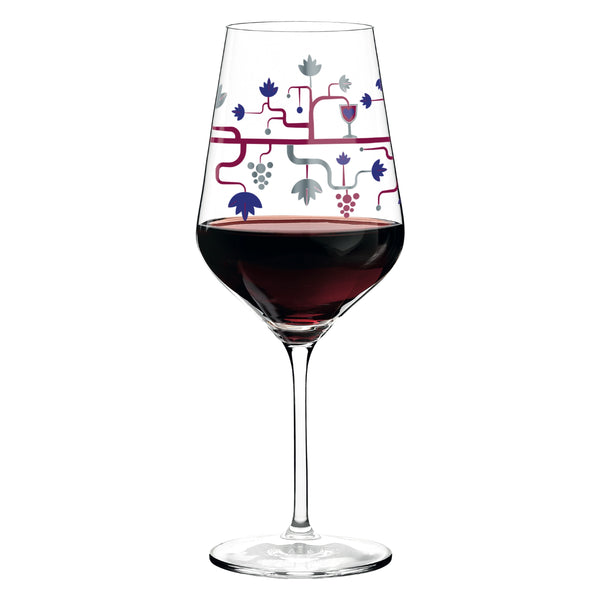 Red wine glass P. Chiera 2017 A