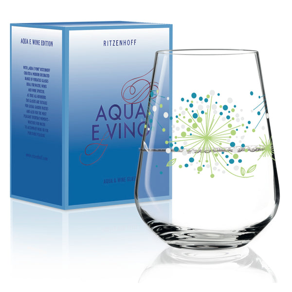 Aqua e Vino water glass V. Jacquart (green) A18