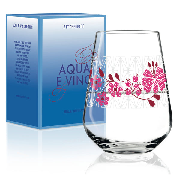 Aqua e Vino water glass B. Neie (red) A18