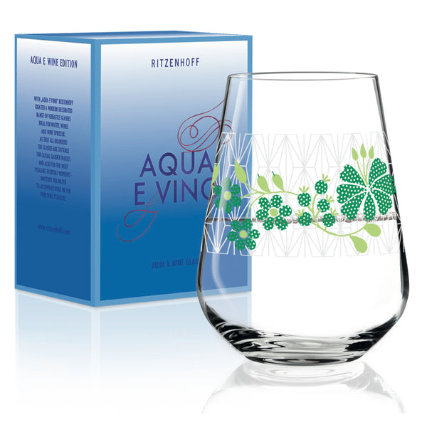 Aqua e Vino water glass B. Neie (green) A18